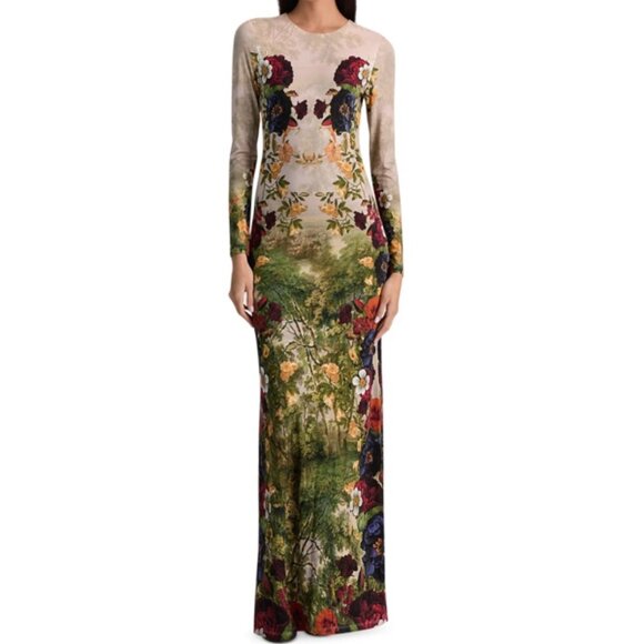 Alice and Olivia Delora Round Neck Dress - Picture 3 of 5